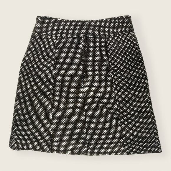 EUC | Derek Lam | Wool Tweed Skirt | Gray | Size 0 - Picture 2 of 9